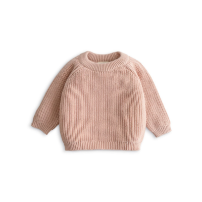 MUSHIE KNITTED SWEATER 3-6M BLUSH