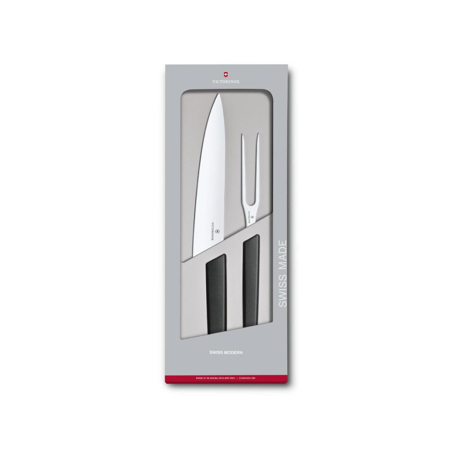 VICTORINOX COFFRET A DECOUPER 2P SWISSMODERN NOIR