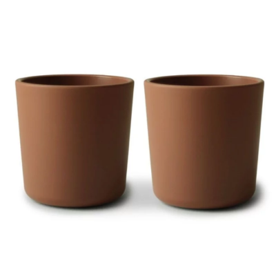MUSHIE DINNERWARE CUP X2 CARAMEL