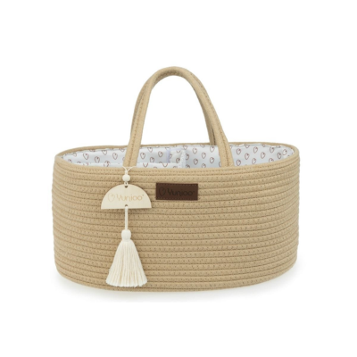 YUNIOO DIAPER CADDY CREAM