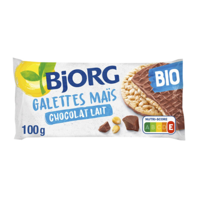 BJORG GALETTE MAIS CHOC.LAIT BIO X6 100GR