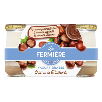 FERMIERE YAOURT MARRONS X2 320GR