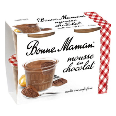 MOUSSE CHO. BONNE MAMAN 200GR 4X50GR