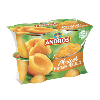 ANDROS COMPOTEE DELICE D'ABRICOT X4 400GR