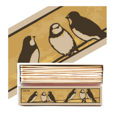 ARCHIVIST LUXURY MATCHES SWALLOWS