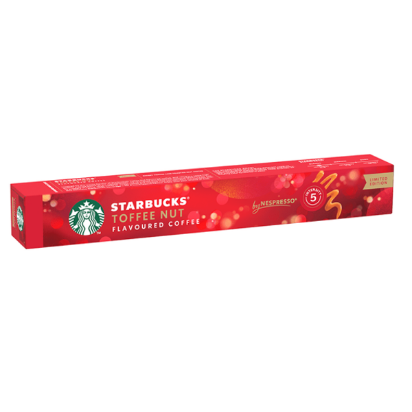 STARBUCKS CAFE CAPS.X10 TOFFEE NUT 51GR