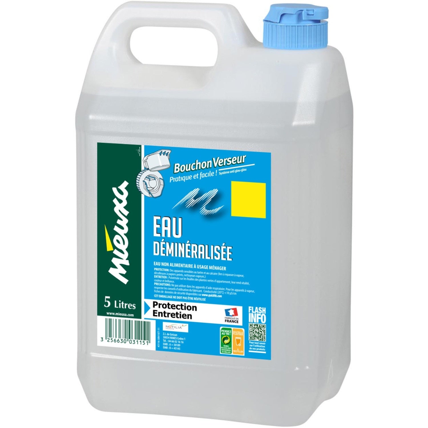 MIEUXA EAU DEMINERALISEE 5L