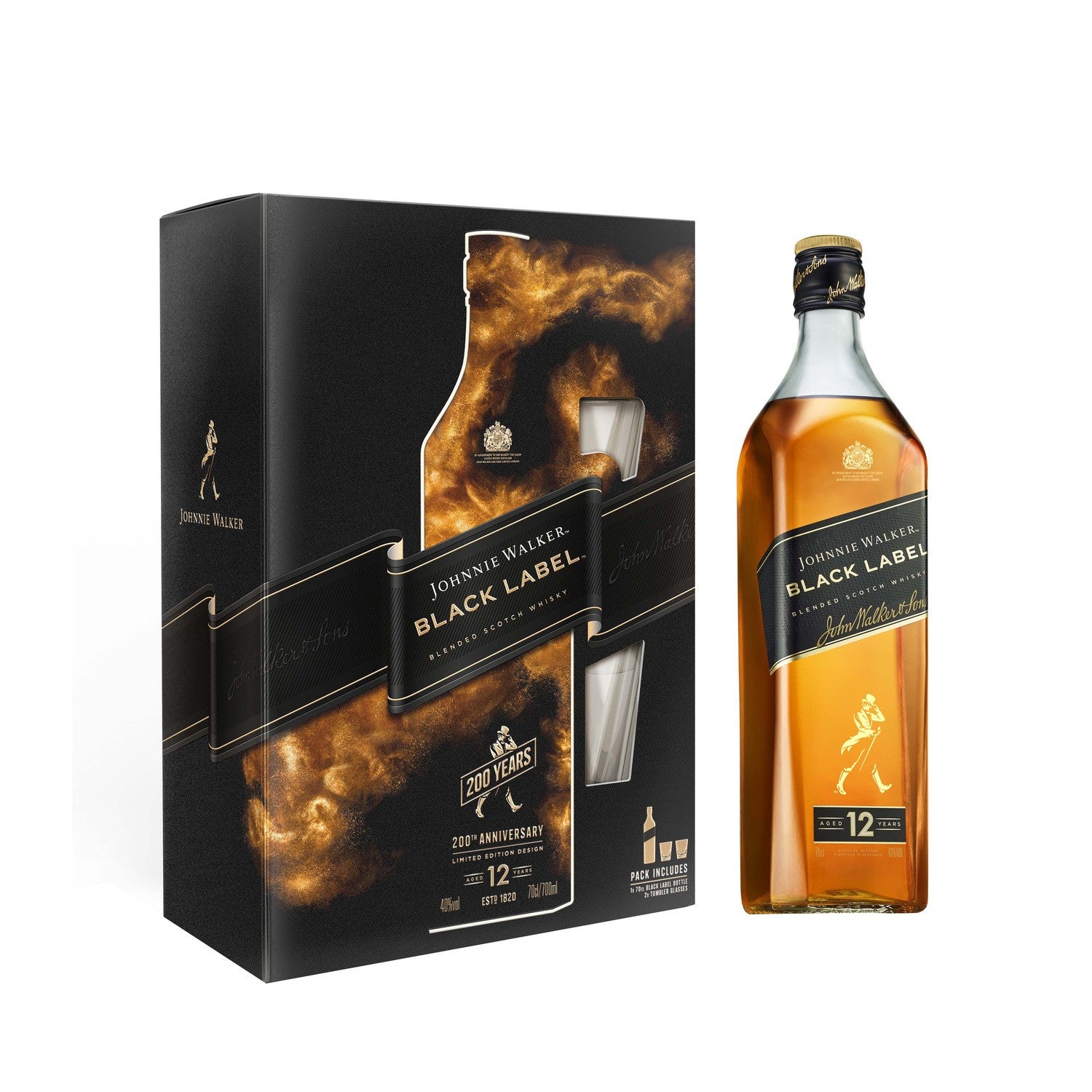 WH JOHNNIE WALKER BLACK COF 70CL