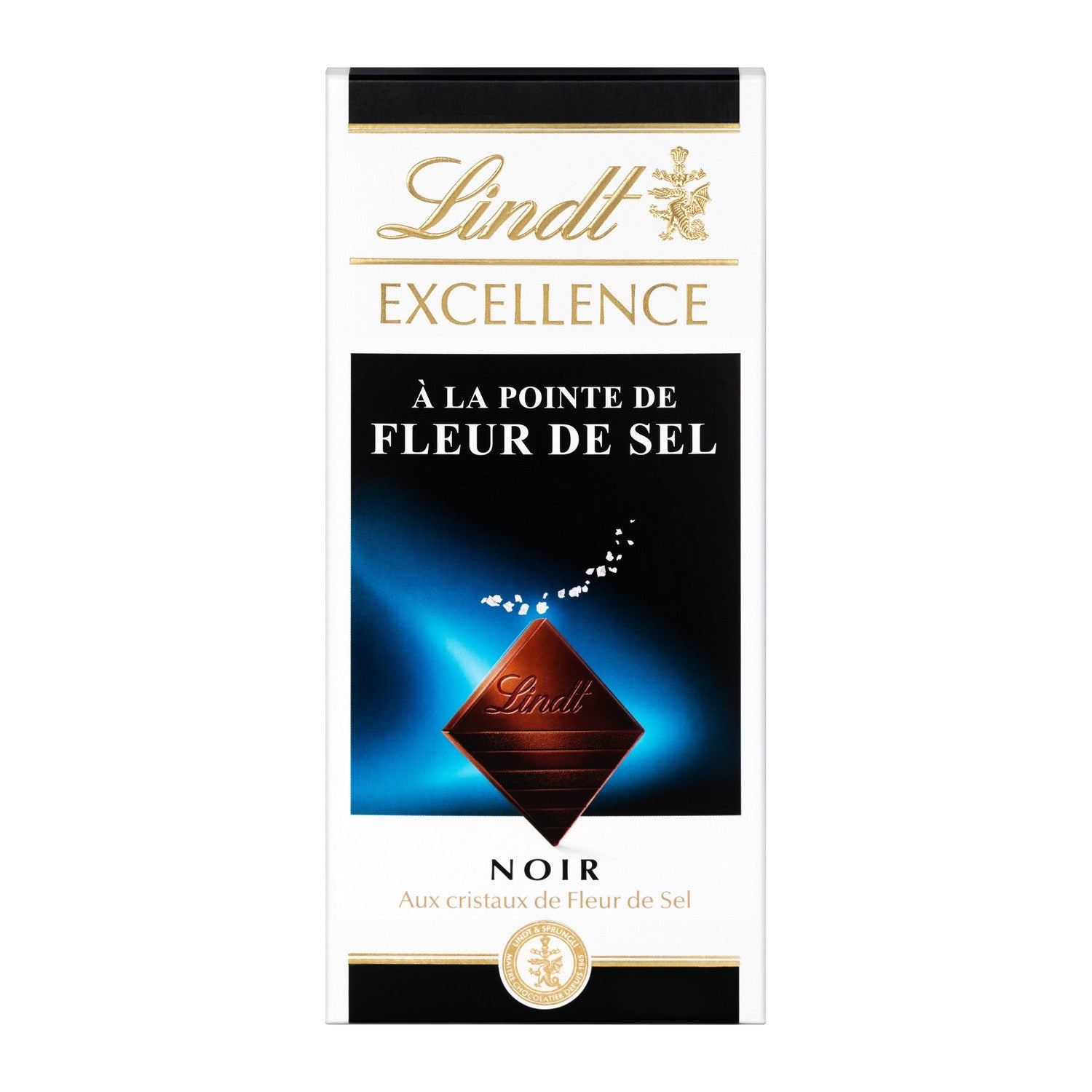 LINDT CHOC.NOIR FL.SEL 100GR