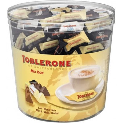 TOBLERONE MINI CHOCOLATS ASS 904GR