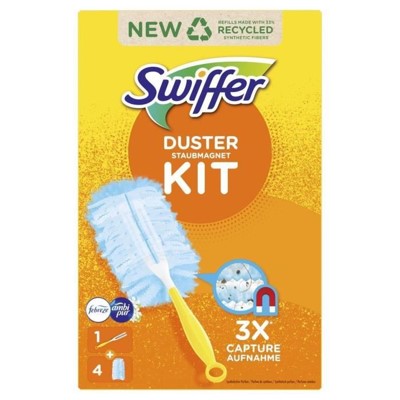 SWIFFER PLUMEAU FEBREZE AVEC MANCHE + 4 RECHARGES