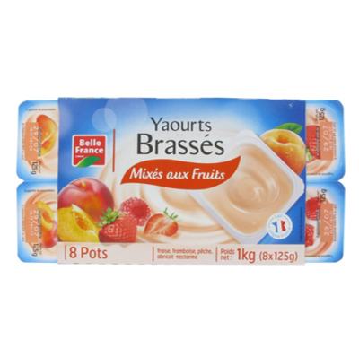 BF Y.BRASSE MIXE PULPE 1KG 8X125GR