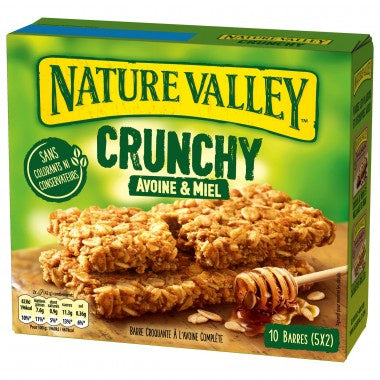 NATURE VALLEY BAR.CRUNCH.AV/MIEL X5 210GR